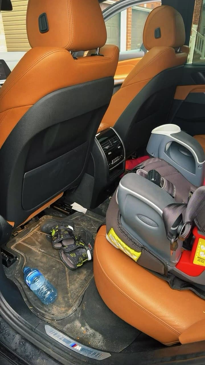 Finished BMW interior detail walkthrough