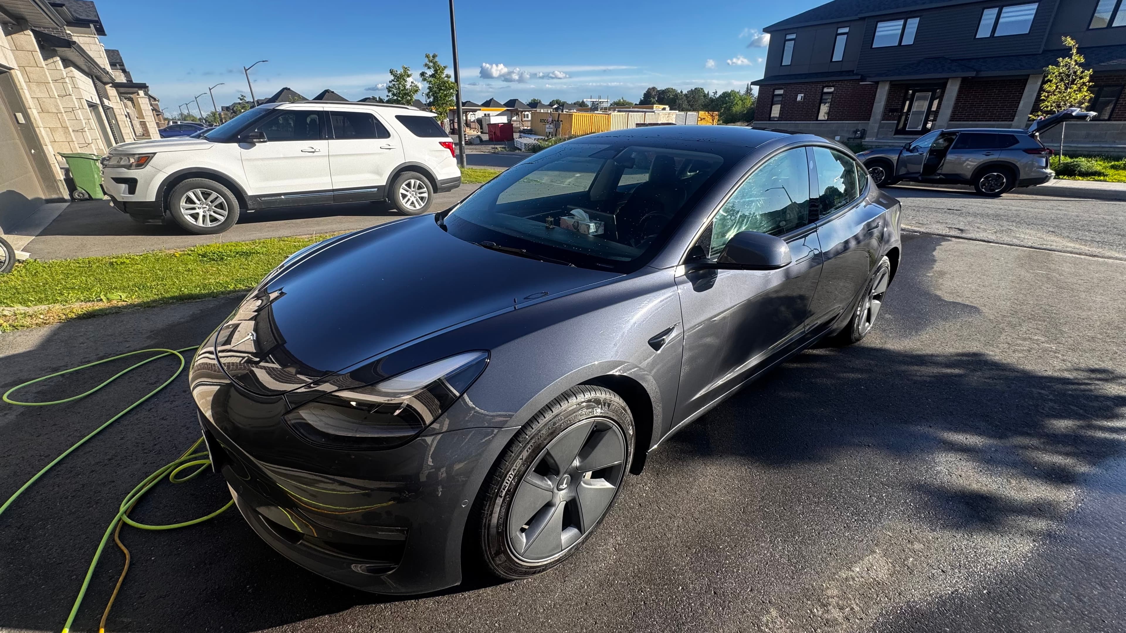 Tesla Model 3 dark grey exterior