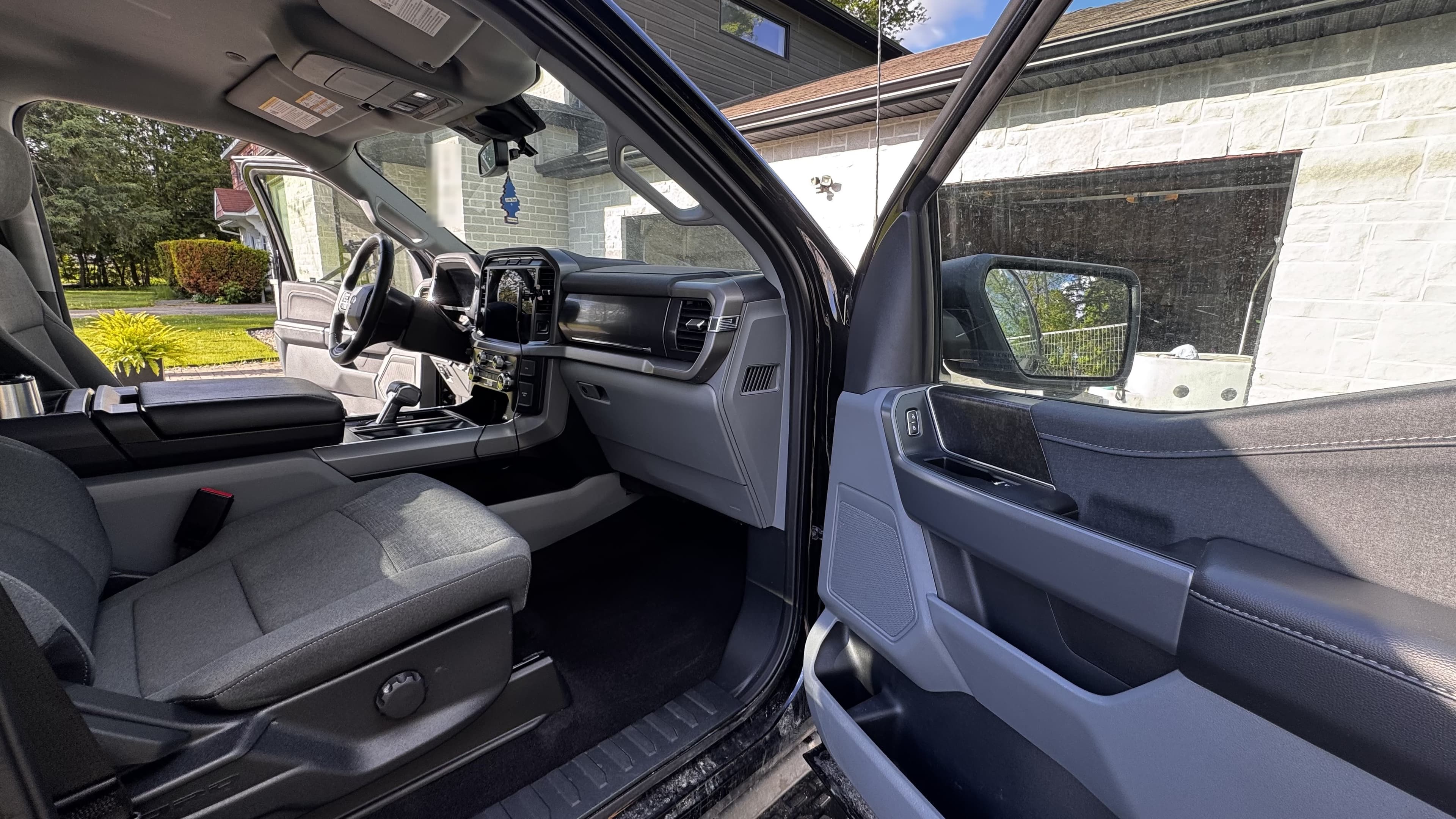 Ford F-150 front cabin interior cleaned