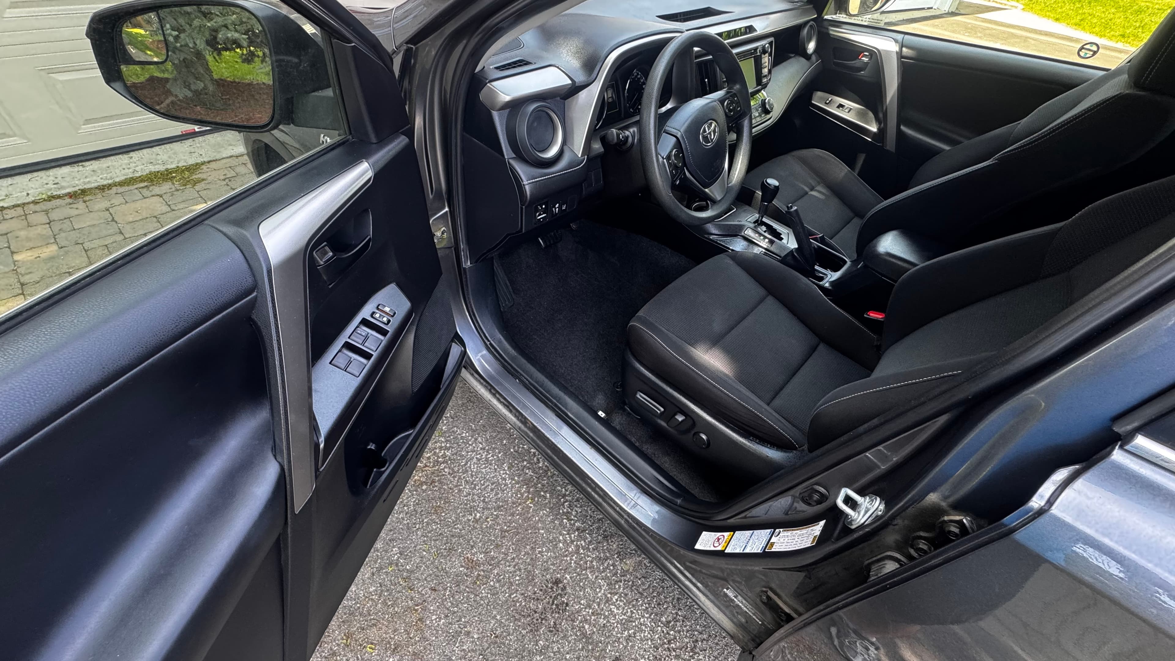 Toyota RAV4 interior cleaned